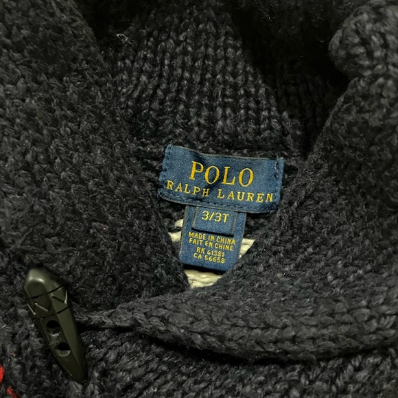 Polo Ralph Lauren Christmas Sweater Size 3T ⭐️ - Picture 4 of 11